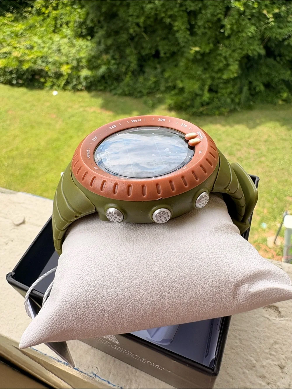 Activa Olive Green & Copper Outdoor Digital Watch